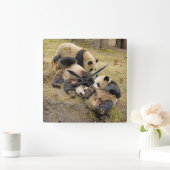 Horloge Carrée Clock Wall Book (Maison)