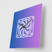 Horloge Carrée Clocks Cooler (Angle)