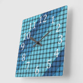 Horloge Carrée Clocks de Wall Street (Angle)