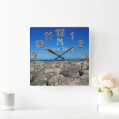 Horloge Carrée Clocks Monogram du lac Wall Decor (Maison)