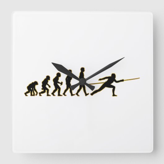 Horloge Carrée Clôture (Recto)