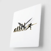 Horloge Carrée Clôture (Angle)