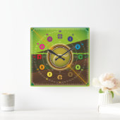 Horloge Carrée Club de tennis (Maison)