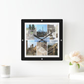 Horloge Carrée CMP155 POMPEII les ruines, Pompéi, Campanie, (Maison)