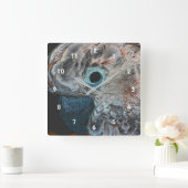 Horloge Carrée Cockatoo rose Molucca Parrot Art (Maison)