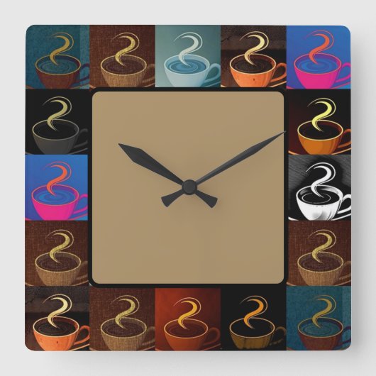 Horloge Carrée coffee cup assembly (Recto)