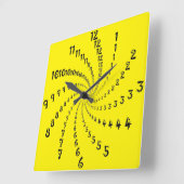 Horloge Carrée collection art déco (Angle)