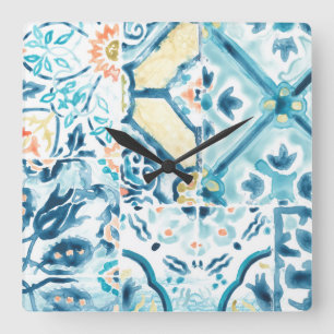 Horloge Carrée Collection Medallion