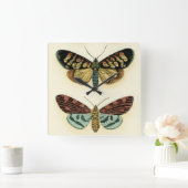 Horloge Carrée Collection Papillons par Chariklia Zarris (Maison)