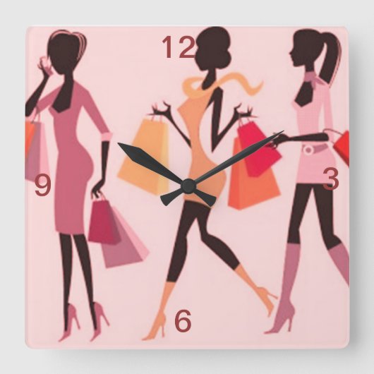 HORLOGE CARRÉE COLLECTION SHOPPING QUEEN (Recto)