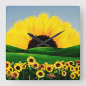 HORLOGE CARRÉE COLLINE DU SOL (Recto)