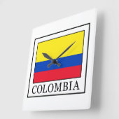 Horloge Carrée Colombie (Angle)