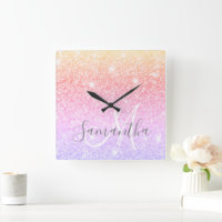 Colorful Glitter Sparkles Personnalized
