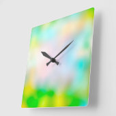 Horloge Carrée Colourful (Angle)