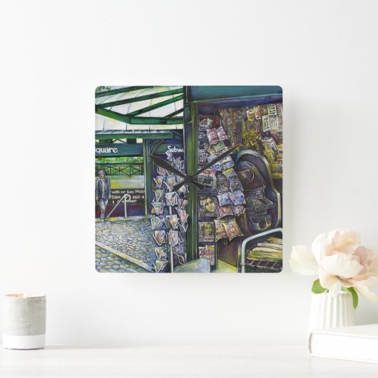 Horloge Carrée Comment Est-Ce Qu'Une Image, Sans imagination ? (Maison)