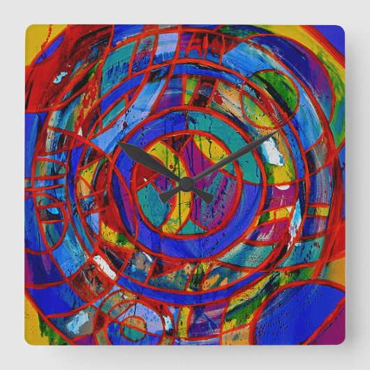 Horloge Carrée Composition #17 by Michael Moffa (Recto)