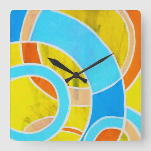Horloge Carrée Composition #23 by Michael Moffa (Recto)