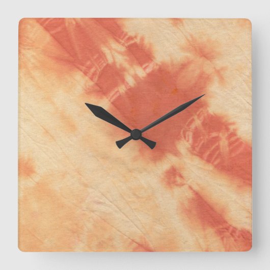 Horloge Carrée Composition de teinture de type #10 par Michael Mo (Recto)