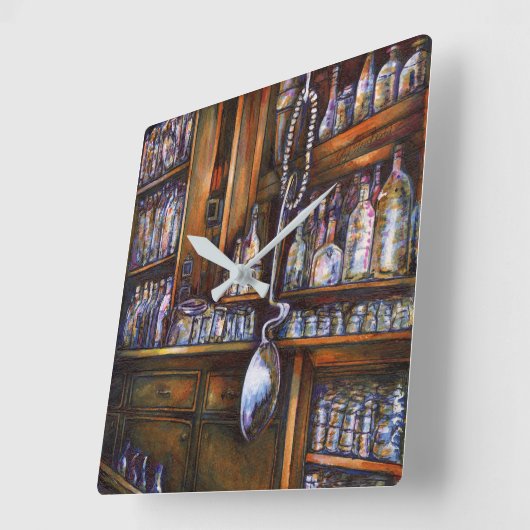 Horloge Carrée Compris implicitement (Angle)