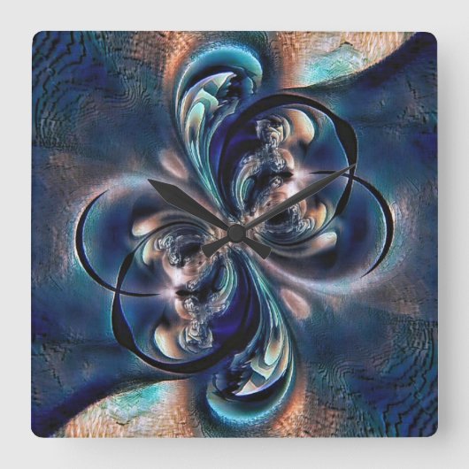 Horloge Carrée Conception (Recto)