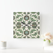 Horloge Carrée Conception arabe #5 chez Emporio Moffa (Maison)