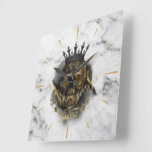 Horloge Carrée Conception du commerce de l'Imaginaire | Btc Crypt (Angle)