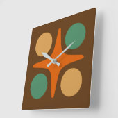 Horloge Carrée Conception moderne de démarrage géométrique du mil (Angle)