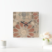 Horloge Carrée Conception Non-Embellie I de Marrakech (Maison)