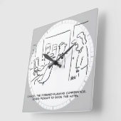 Horloge Carrée Conférence de planification avancée annulée (& Pou (Angle)
