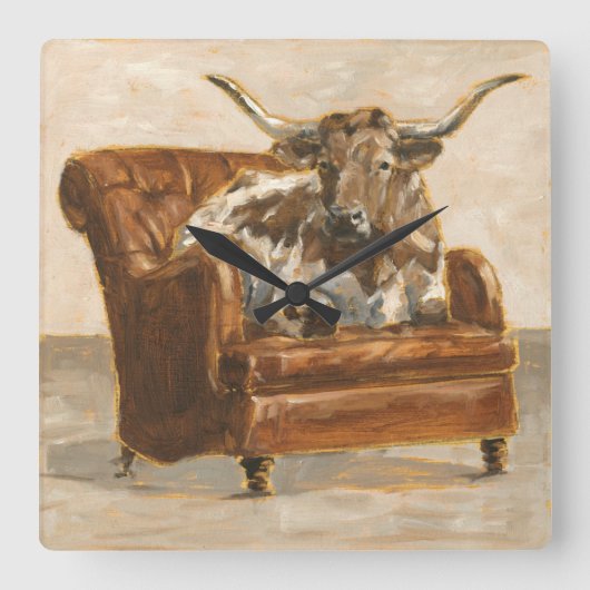 Horloge Carrée Confort raffiné I (Recto)