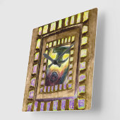 Horloge Carrée Conquête du mal (Angle)