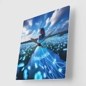 Horloge Carrée Consciousness / Conciencia (Angle)