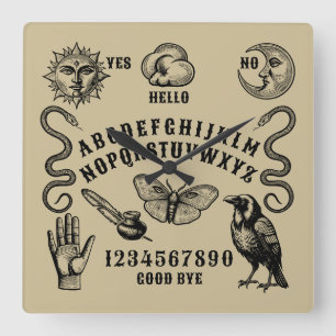 Horloge Carrée Conseil de discussion Communication de l'esprit