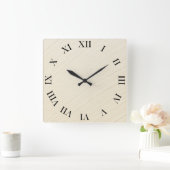 Horloge Carrée Contexte du nettoyage (Maison)