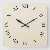 Horloge Carrée Contexte du nettoyage (Recto)