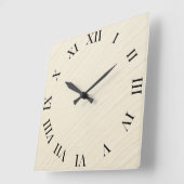 Horloge Carrée Contexte du nettoyage (Angle)