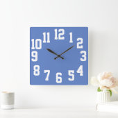 Horloge Carrée Contraste élevé Grandes Nombres Facile à Lire (Maison)