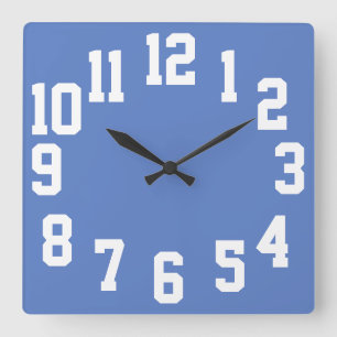 Horloge Carrée Contraste élevé Grandes Nombres Facile à Lire