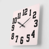 Horloge Carrée Contraste élevé Grands nombres Facile à lire (Angle)