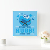 Horloge Carrée Cookie Monster désorganisé (Maison)