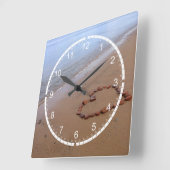 Horloge Carrée Cool custom wall clocks (Angle)