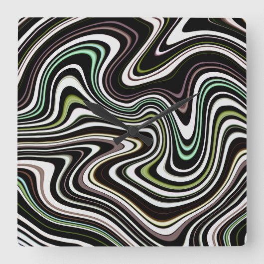 Horloge Carrée Cool Motif unique (Recto)