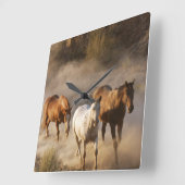 Horloge Carrée Cornet (Angle)