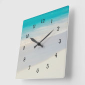 Horloge Carrée Côte sablonneuse (Angle)