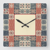 Horloge Carrée Cottage (Recto)