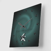 Horloge Carrée Could you please (Angle)