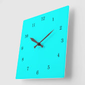 Horloge Carrée Couleur lumineuse solide régénératrice de (Angle)