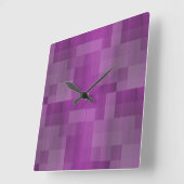 Horloge Carrée Couleurs de styles classiques (Angle)