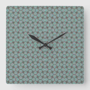 Horloge Carrée Couleurs des styles classiques