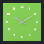 Horloge Carrée Couleurs personnalisées Numéros Police Paysage per<br><div class="desc">Belles couleurs personnalisables Horloge - Choisissez / ajoutez vos couleurs arrière - plans et numériques préférées ! Choisissez Vos Polices Numériques Uniques ! Ajoutez votre texte / nom / date / logo / image ...  ou sinon :) Profitez - Soyez heureux - Soyez en santé !</div>